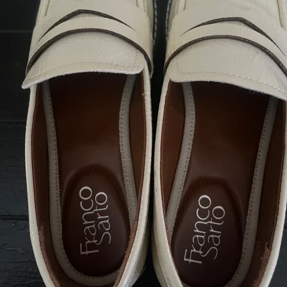 Franco Sarto Balin Lug Sole Loafers Size 6.5 (Runs Small) - Picture 7 of 7